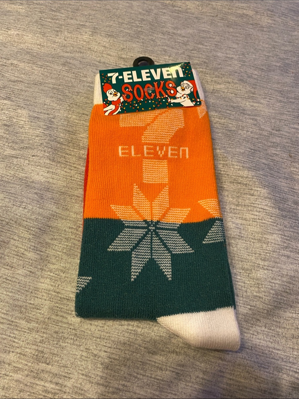 7-Eleven Christmas Socks One Size NWT